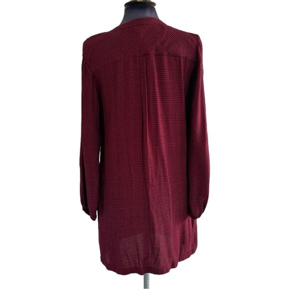 NWT PAIGE Isabelle Dress Rumba Red Check Raw Ruffle Size S - Picture 6 of 11